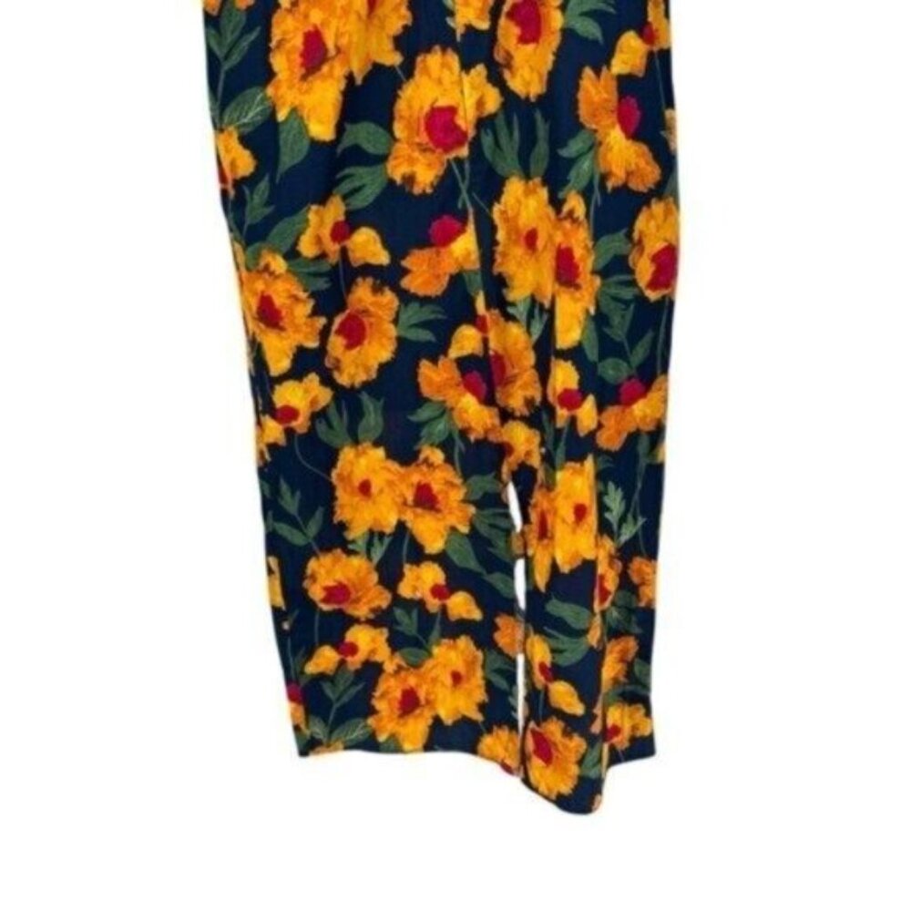 Tuckernuck (Hyacinth House) Navy Blue Dress with Yellow Floral Print - Picture 9 of 10